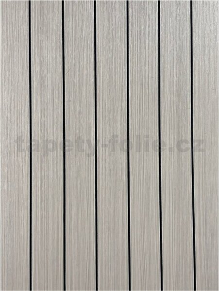 Samolepící lamely na zeď TPW00000005, cena za kus, rozměr 280 cm x 60 cm, šedé, IMPOL TRADE