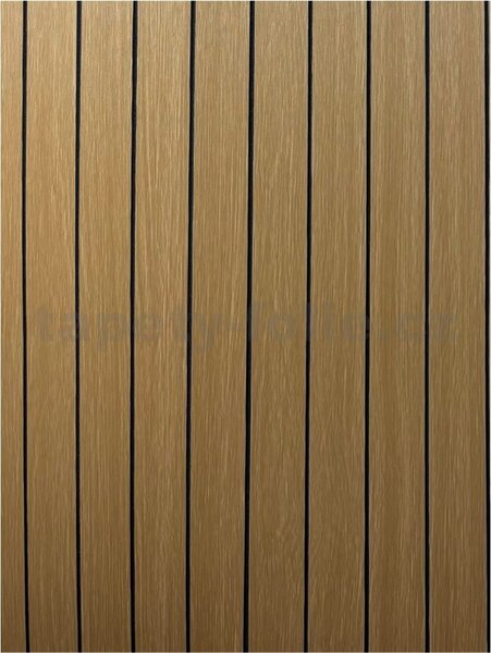 Samolepící lamely na zeď TPW0001037, cena za kus, rozměr 280 cm x 60 cm, hnědé, IMPOL TRADE
