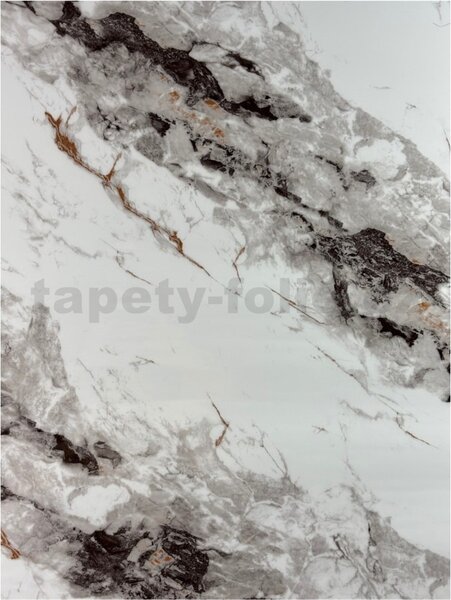 Samolepící panel na zeď TPM0000003, cena za kus, rozměr 280 cm x 60 cm, mramor šedo-černý, IMPOL TRADE