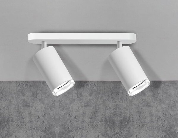 Koupelnové bodové svítidlo TURYN 2xGU10/10W/230V IP44 bílá