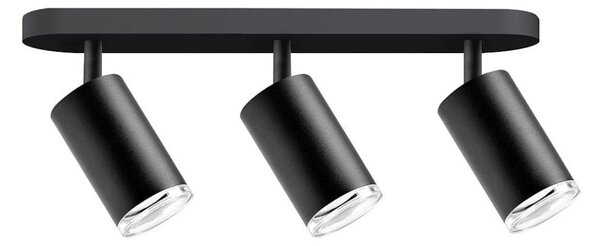 Koupelnové bodové svítidlo TURYN 3xGU10/10W/230V IP44 černá