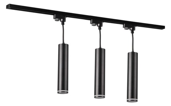 Lustr na lanku do lištového systému PARIS 3xGU10/10W/230V + 1 m lištový systém