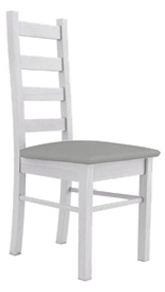 Jídelní židle 43 MEX 10609, Dekor borovice Andersen/ potah šedý