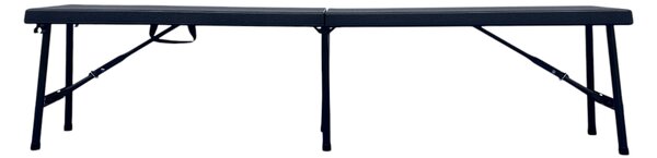 TENTino Plastová skládací lavice BLACK 180 cm