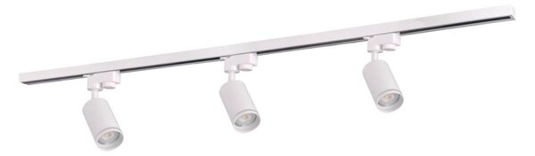 Bodové svítidlo do lištového systému PARIS 3xGU10/10W/230V + 1 m lištový systém