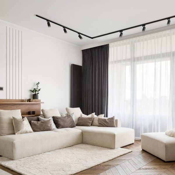 Bodové svítidlo do lištového systému PARIS 6xGU10/10W/230V +2x1 m lištový systém