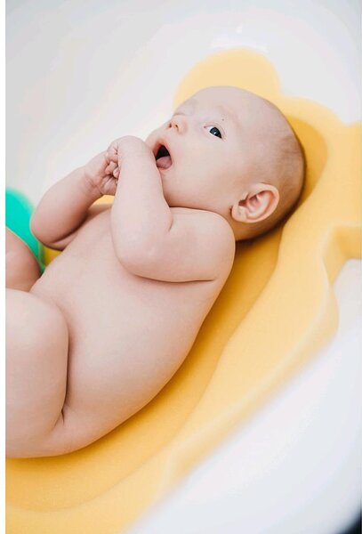 Pěnová podložka maxi New Baby BASIC medvěd fialová