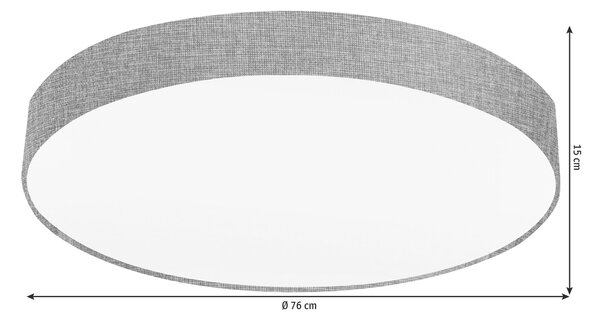 STROPNÍ SVÍTIDLO, 76/15 cm Eglo - Stropní svítidla