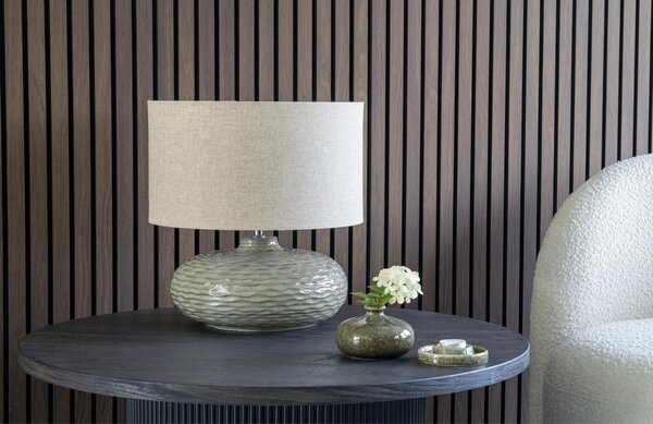 Nordic Living Tmavě hnědý dřevěný konferenční stolek Benovia 80 cm