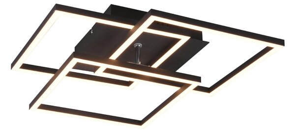 STROPNÍ LED SVÍTIDLO, 41,3/38,5/9,3 cm Novel - Stropní svítidla