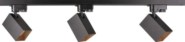 Bodové svítidlo do lištového systému SQUARE 3xGU10/10W/230V + 1 m lištový systém
