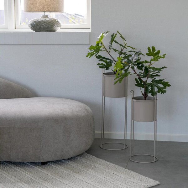 Nordic Living Zelená keramická stolní lampa Totham 44 cm
