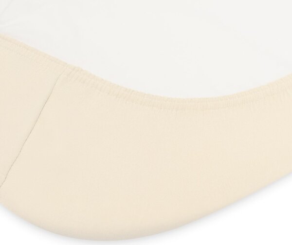 Prostěradlo Jersey do kočárku New Baby smetanové 35x75 cm
