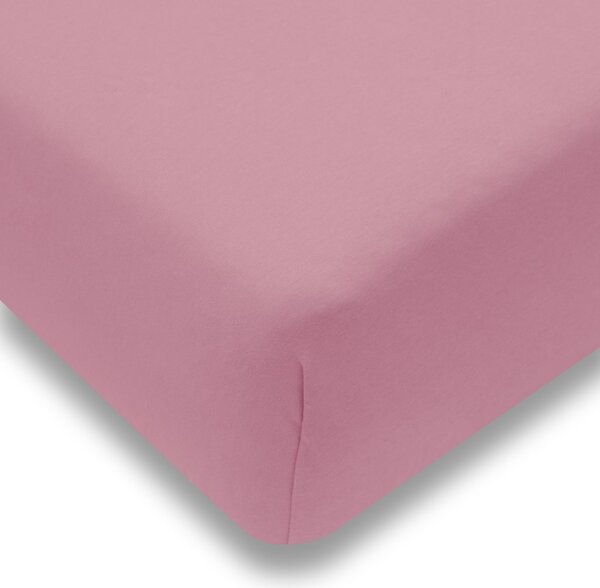 Jersey prostěradlo do postýlky New Baby 120x60 růžové