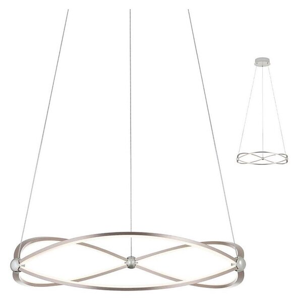 Redo 01-2251 - LED Stmívatelný lustr na lanku QUARK LED/43W/230V 3000K chrom