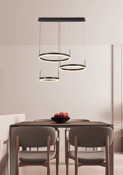 ZÁVĚSNÉ LED SVÍTIDLO, 78/50/120 cm Novel - Závěsná světla