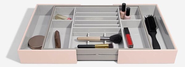 Stackers, Kosmetický organizér do šuplíku Blush Makeup In-Drawer Organiser | růžová 74544