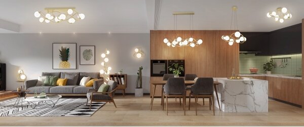 Wofi 4014-201 - LED Nástěnné svítidlo NANCY 2xG9/3,5W/230V zlatá/bílá