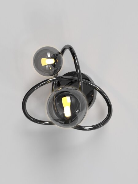 Wofi 4014-205 - LED Nástěnné svítidlo NANCY 2xG9/3,5W/230V černá/chrom