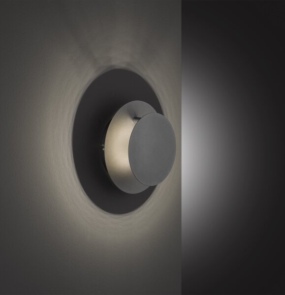Wofi 4048-102R - LED Nástěnné svítidlo BAYONNE LED/6,5W/230V antracit