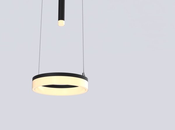 Wofi 6054-302 - LED Stmívatelný lustr na lanku JESSE LED/15,5W/230V černá