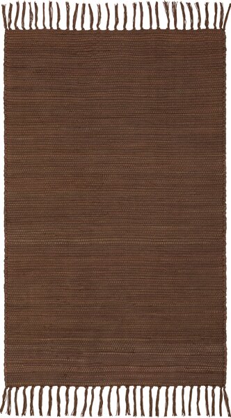 RUČNĚ TKANÝ KOBEREC, 70/120 cm, hnědá Boxxx - Vlněné koberce