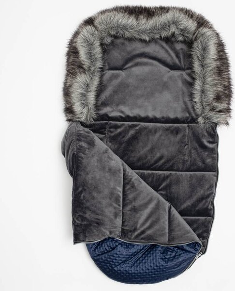 Zimní fusak New Baby Lux Fleece blue