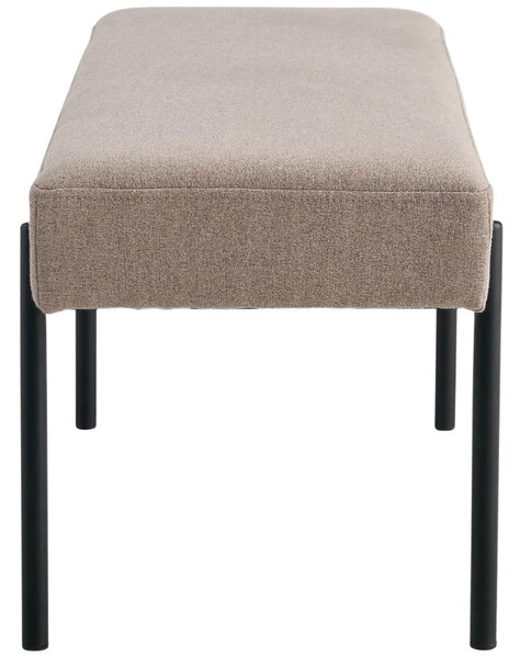 Nordic Living Béžová bouclé lavice Swipper 100 cm