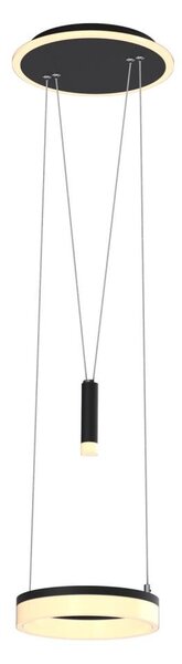 Wofi 6054-302 - LED Stmívatelný lustr na lanku JESSE LED/15,5W/230V černá