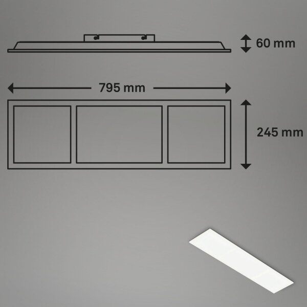 Briloner 7388-016 - LED RGBW Stmívatelné stropní svítidlo LED/24W/230V + DO