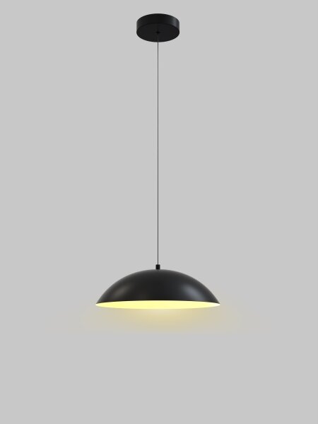 Wofi 6001-104 - LED Stmívatelný lustr na lanku ROSCOFF LED/19W/230V černá/zlatá