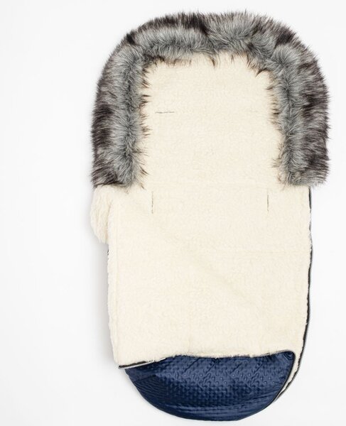 Zimní fusak New Baby Lux Wool blue