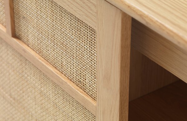 Unique Furniture Dubová komoda Barrali 180 x 45 cm
