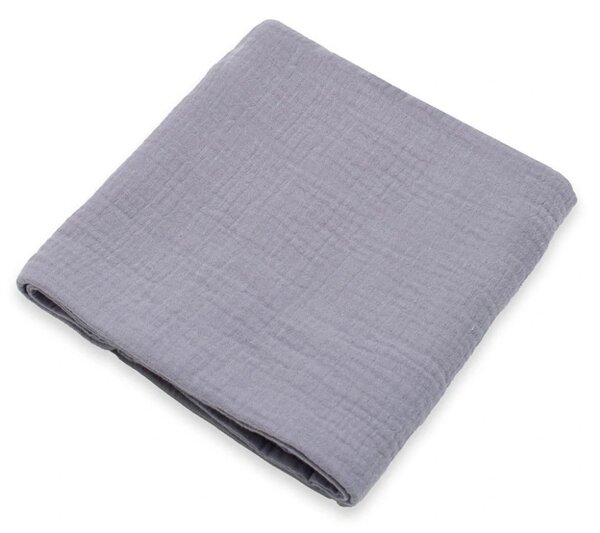 Dětská mušelínová deka New Baby grey