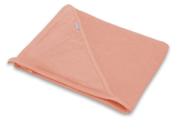 Dětská luxusní froté osuška s kapucí New Baby Comfortably 80x80 cm pink