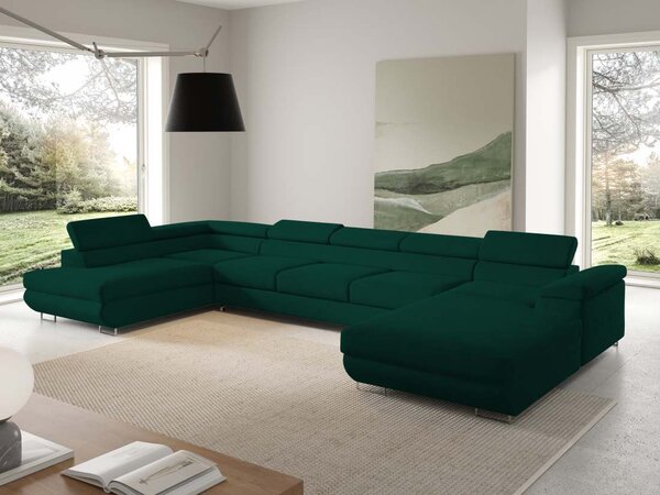 Rozkládací sedací souprava April U XL - Monolith 37 Varianta: Levá