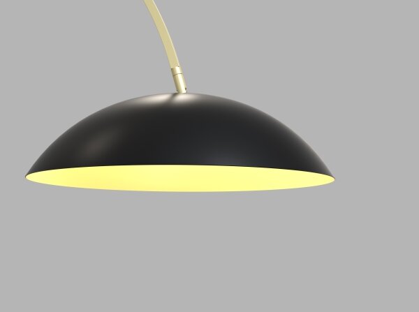 Wofi 3001-104 - LED Stmívatelná stojací lampa ROSCOFF LED/21W/230V černá/zlatá