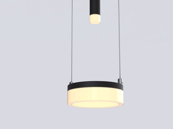 Wofi 6054-502 - LED Stmívatelný lustr na lanku JESSE LED/21W/230V černá