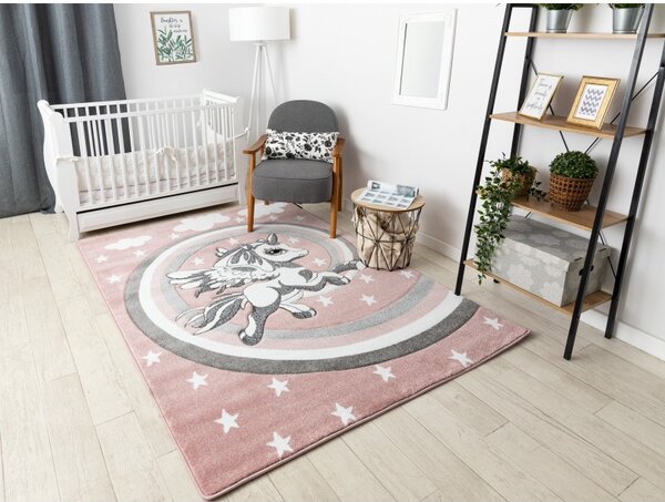 Dywany Łuszczów, Dětský kusový koberec Petit Pony pink, 120x170, růžová, dětský pokoj