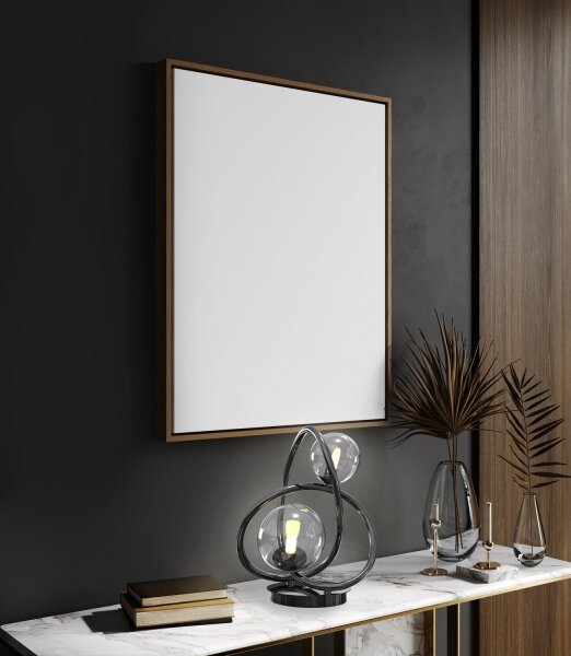 Wofi 8014-205 - LED Stolní lampa NANCY 2xG9/3,5W/230V černá/chrom