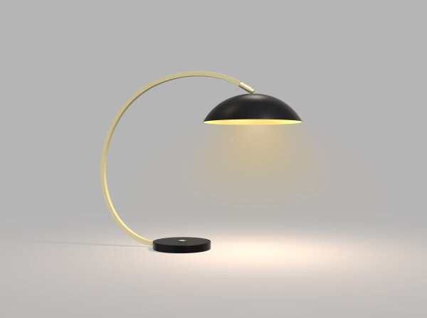 Wofi 8001-104- LED Dotyková stmívatelná lampa ROSCOFF LED/10,5W/230V černá/zlatá