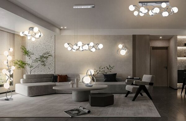 Wofi 8014-207 - LED Stolní lampa NANCY 2xG9/3,5W/230V lesklý chrom