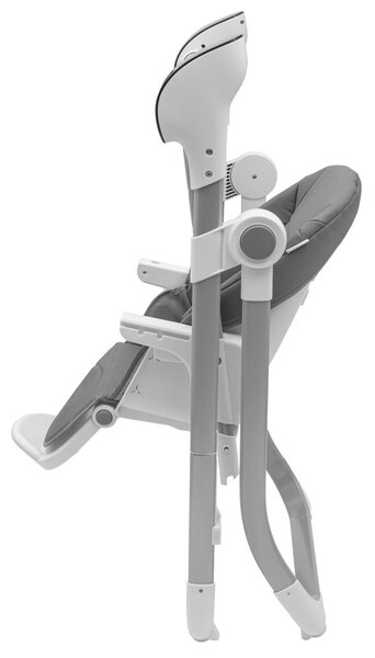 Dětská jídelní židlička 2v1 SMART New Baby grey