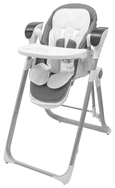 Dětská jídelní židlička 2v1 SMART New Baby grey