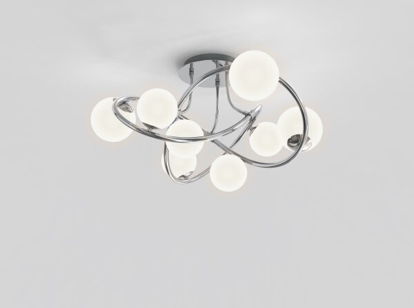 Wofi 9014-807 - LED Přisazený lustr NANCY 8xG9/3,5W/230V lesklý chrom