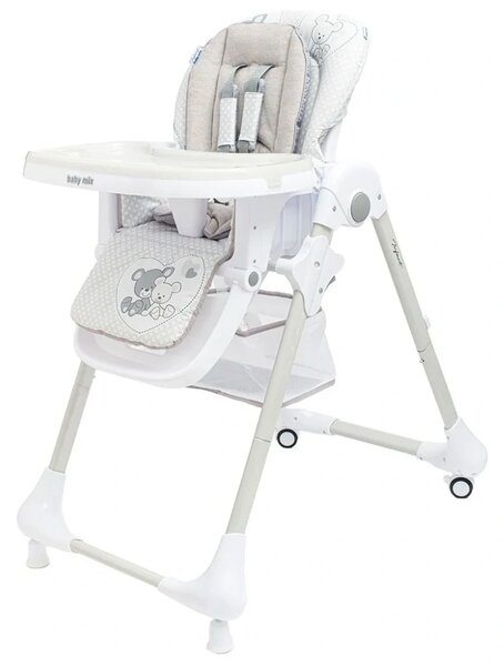 Jídelní židlička Baby Mix Infant grey