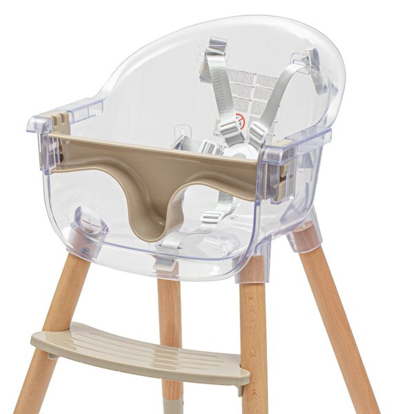 Jídelní židlička Baby Mix Ingrid wooden beige
