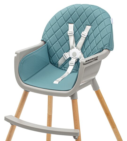 Jídelní židlička Baby Mix Freja wooden dusty green