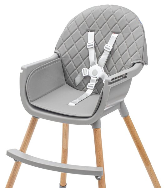 Jídelní židlička Baby Mix Freja wooden dark grey