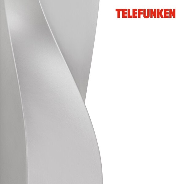 Telefunken 312704TF-LED Venkovní nástěnné svítidlo 2xLED/5,5W/230V IP44 stříbrná